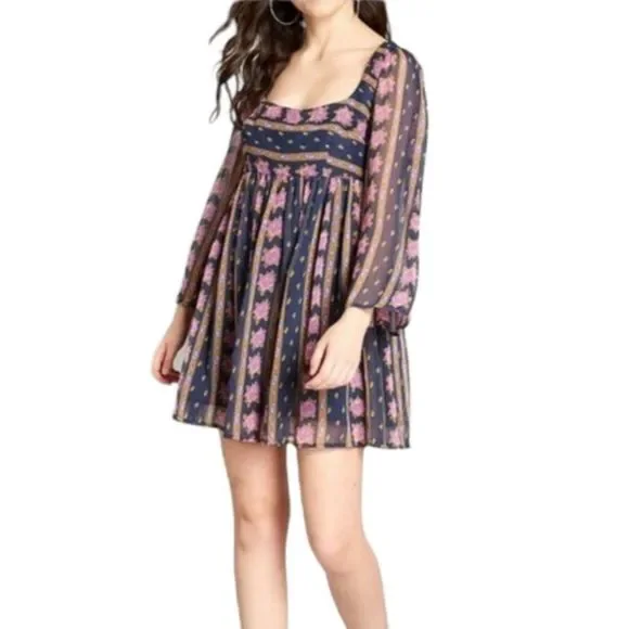 ModCloth Sweet Sixties Baby doll Dress 8 - Picture 1 of 10